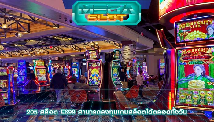 205 สล็อต e699 สามารถลงทุนเกมสล็อตได้ตลอดทั้งวัน